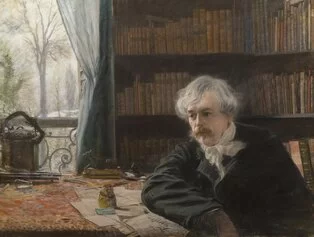 Giuseppe De Nittis, Ritratto di Edmond de Goncourt, 1881, pastello su carta, Archives municipales de Nancy, 4 Z. Fonds de l’Académie Goncourt