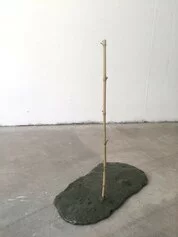 Nicola Pecoraro, Untitled, 2017, sculpture, bamboo, recycled plastic, variable dimensions. Courtesy of the artist