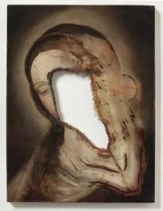Nicola Samorì, La bocca X, 2022, olio su onice, 40 x 30 cm
Courtesy MONITOR Roma / Lisbona / Pereto