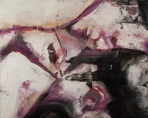 Paolo Maggis, Intimacy 3, 2022, olio su tela,  81x65cm