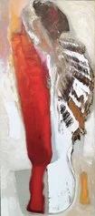 Piero Mascetti - Gothic - olio su tela cm 90x40