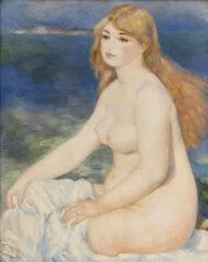 Pierre Auguste Renoir, La Baigneuse blonde, 1882. Pinacoteca Agnelli, Torino