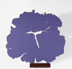Pietro Consagra, Giardino viola, 1966, ferro verniciato, 130.5 x 143.5 x 0.5 cm. Museo d'arte della Svizzera italiana, Lugano. Deposito dell'Associazione ProMuseo. Foto: Alexandre Zveiger