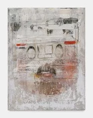 Radek Szlaga, Noriega Mix Tapes, 2022, oil on canvas, 31.5 x 23.5 inches, 80 x 60 cm
