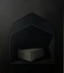 Raha Vismeh, Senza titolo, olio su tela, 2022, 80x70 cm (2)