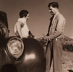 Rondal Partridge, Dorothea Lange con Paul Schuster Taylor (1896-1984) suo secondo marito