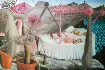 Siro Cugusi, Untitled, 2018, olio su tela, cm 165 x 243
