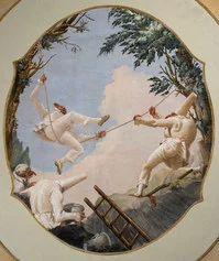 Giandomenico Tiepolo. L’altalena dei Pulcinella - Venezia, Ca’ Rezzonico, Museo del Settecento veneziano