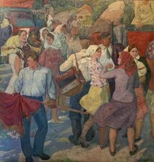 Valigura Demjanovich Vadim, Festa in paese