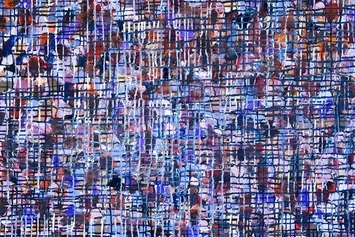 Vincenzo Galluzzo, Senza titolo, tecnica mista su tela, 200x170 cm., anno 2022